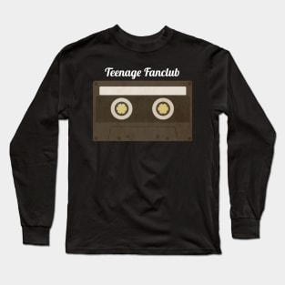 Teenage Fanclub / Cassette Tape Style Long Sleeve T-Shirt